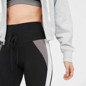 Offline By Aerie Goals Colorblock Bike Short - True Black, Size S